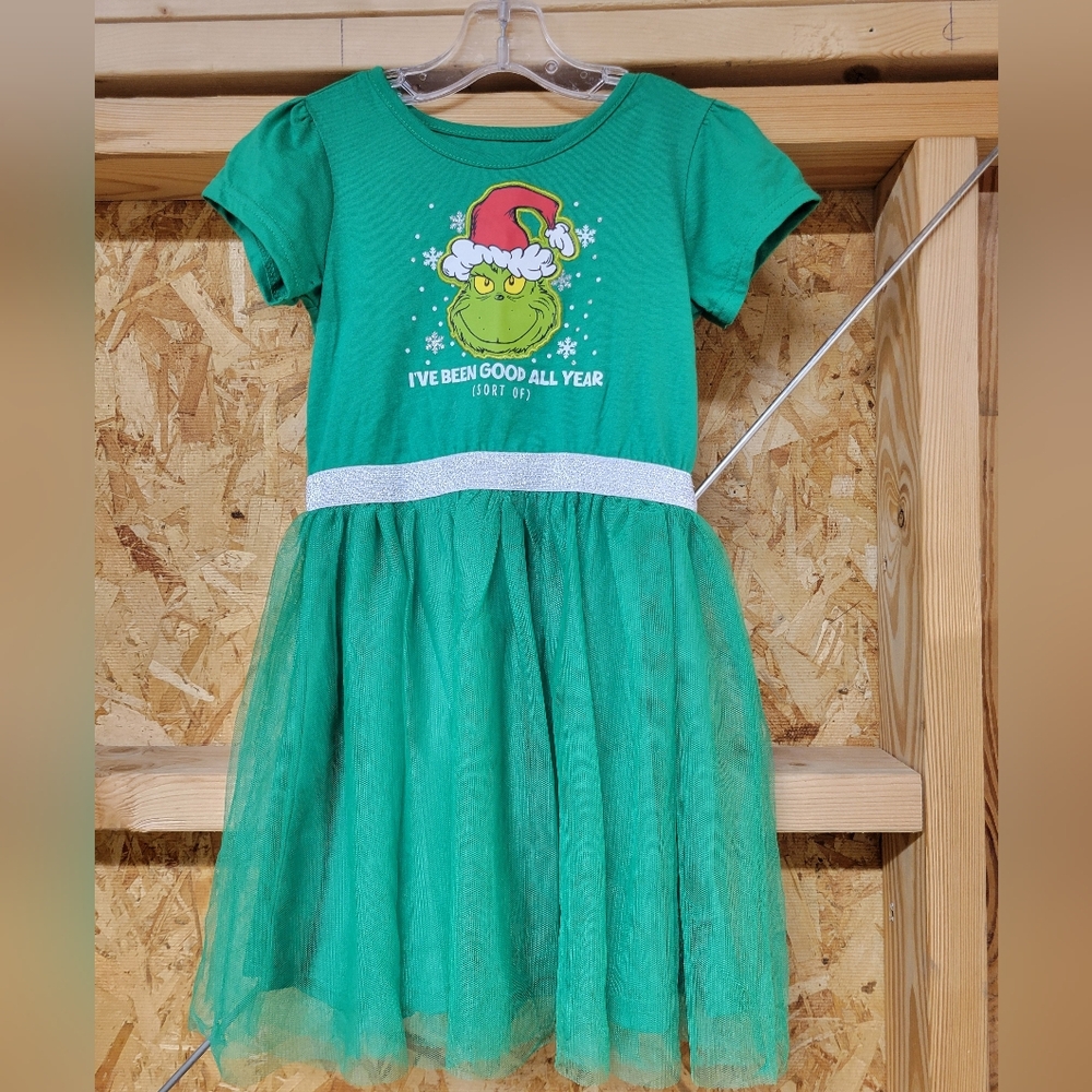 The Grinch NWT Youth Girls Christmas Dress Size 6